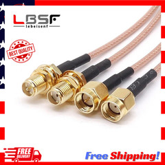 1Pcs RG316 SMA Male to SMA Female Lot RF Coax Jumper Pigtail Extension Cable