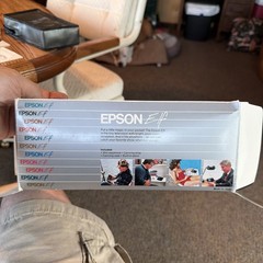 Vintage Epson “Elf” Mini Color Television, LCD Screen, Original Box, great shape