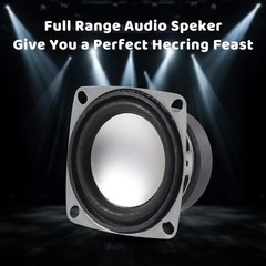 6Pcs 2 4Ohm 3W Full Range Audio Speaker Stereo Woofer Loudspeaker