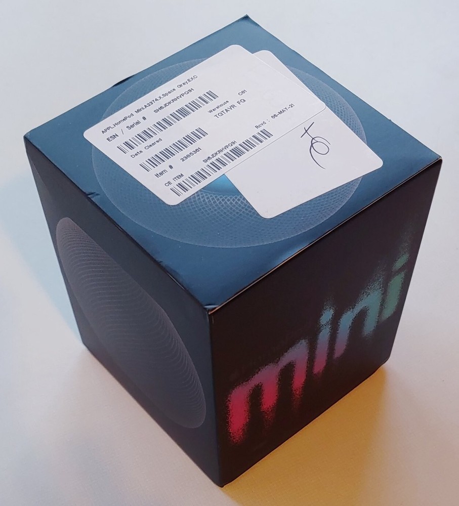 OPEN BOX – Apple Homepod Mini Speaker – Space Gray – A2374 / MY5G2LL/A