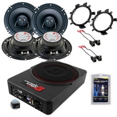 300W Front/Rear Speakers & 12″ Subwoofer for 1999-2006 GM VEHICLES (4 DOOR ONLY)