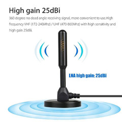 200 Miles TV Antenna HDTV Amplified Digital 4K 1080P Long Range Indoor Upgraded