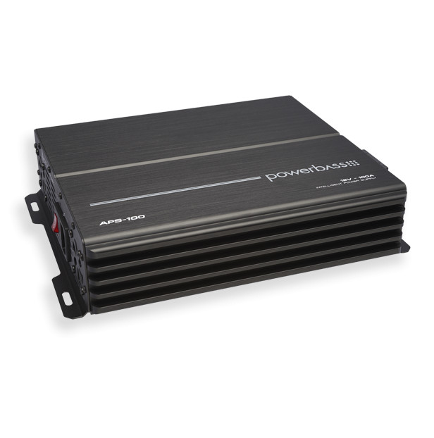 Powerbass APS-100 3-Way Protection Circuit 100-A AC-DC Power Supply 120V-Input