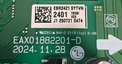 LG EBR24212401 Range Main Control Board ! FREE SHIPPING ! Z35