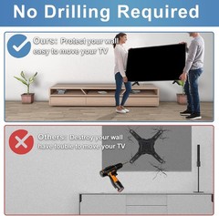 Durable ABS TCL TV Base Stand for Select 28-65″ Models – Hassle-Free Setup