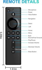 New 3rd Gen Voice Remote L5B83H DR49WK For Amazon Fire TV Stick W/Alexa Voice