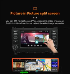 7″ Android 11 Stereo Radio GPS 2+32GB For Mercedes C-Class W203 CLK W209 Carplay
