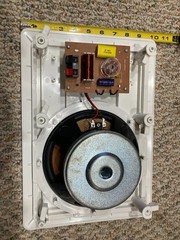 8″ In-Wall or Ceiling Home Speakers w Kevlar Woofer + Dome Tweeter (New)