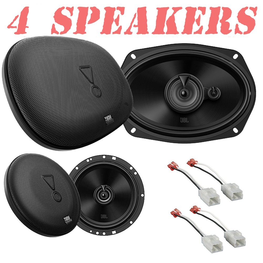 JBL Door Speakers 560W Front & 480W Rear Door for 2002-2008 Dodge RAM 1500