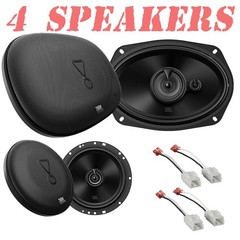 JBL Door Speakers 560W Front & 480W Rear Door for 2002-2008 Dodge RAM 1500