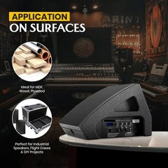 Speaker Paint Black 1 Gallon Texture Coating for Speaker Cabinets, Road Cases…