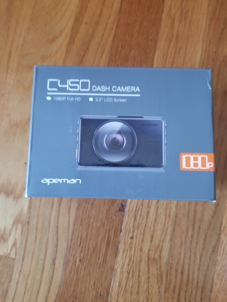 Apeman – C450 Dash Camera 1080P Full HD 3.0″ LCD Screen 170° Wide Angle