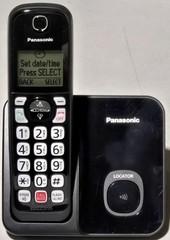 Panasonic KX-TGD810B Cordless Phone Advanced Call Block 1 Handset Bilingual ID