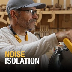 DEWALT DXMA1902091A Jobsite Pro Wireless Neckband Earphones Bluetooth
