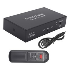 Optical Switcher with 2 Way Spdif Toslink Optical Digital Audio Splitter 39730