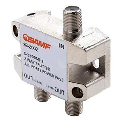 BAMF 2-Way Coax Cable Splitter Bi-Directional MoCA 5-2300MHz