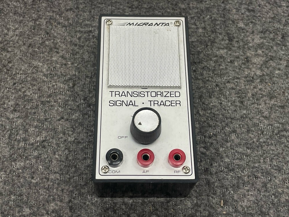 Micronta Transistorized Signal Tracer Vintage Radio Shack RF/AF Tool – UNTESTED