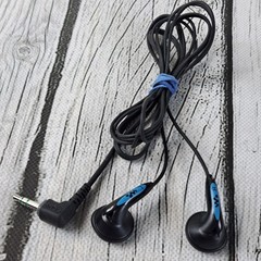 Sony Walkman MDR-E808 Stereo Headphones Earphones Black Blue