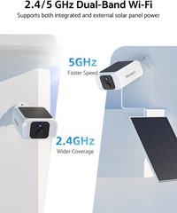 5G WiFi Security Cameras Wireless Outdoor 2K Color Night Vision No WiFi Needed