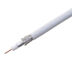 RG6 Cable COAXIAL 500ft 1000ft Bulk Coax DUAL / QUAD Outdoor 18AWG – BLACK WHITE