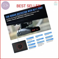 EWAY 12V Radar Detector Power Cable RJ11, Replacement Radar Detectors Car Charge