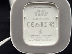 Alarm.com ADC-V515 1080p Indoor WiFi Security Camera Tested Reset Power Adaptor