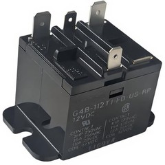 G4B-112T1-FD-US-RP 12VDC 4pins Power Relay, SPST-NO 1 Form A, 15A
