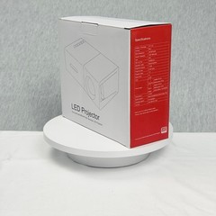 Portable LED Projector 1080P Support Mini Home Theater Multimedia Player White