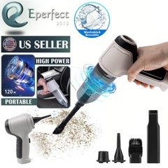 4 In 1 Wireless Car Vacuum Cleaner Household 9000Pa Strong Suction Mini Cleaner