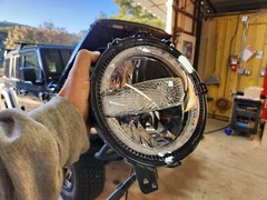 9in LED Headlights Halo DRL Assembly for Jeep Wrangler JL Gladiator 2018-2024