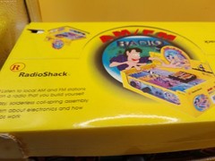 Radio Shack AM/FM Radio crystal build yourself vintage 28-179