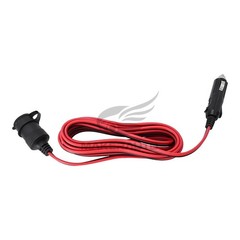 12V Car Cigarette Lighter Socket Extension Cord Cable 13FT Heavey Duty Adapter