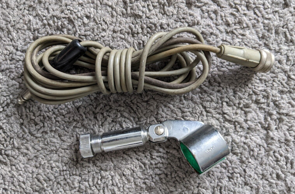 VINTAGE VIETNAM WAR ERA MICROPHONE STAND JAPAN STAMP SWITCHCRAFT SCREW IN PLUG