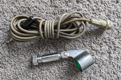 VINTAGE VIETNAM WAR ERA MICROPHONE STAND JAPAN STAMP SWITCHCRAFT SCREW IN PLUG
