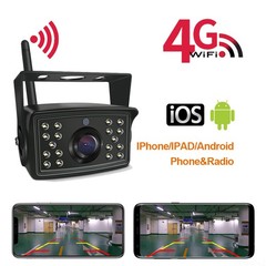 WiFi Wireless Car Truck RV Trailer Rear View Backup Camera 720P For iOS Android