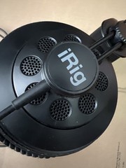 iRig Over-Ear Wired Headphones Studio DJ Monitoring 3.5mm Jack Black