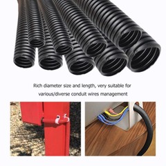 Split Wire Loom Conduit Flex Tubing Automotive Wire Protector Harness Wrap Lot