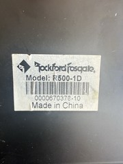 ROCKFORD FOSGATE PRIME R500-1 AMP 500W 2-OHM AMPLIFIER Wrapped