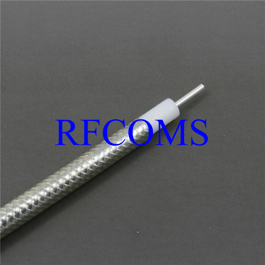 Low PIM RF RG402 Coaxial Cable Tin Soacked none jacket semi flex coax Cable 1M