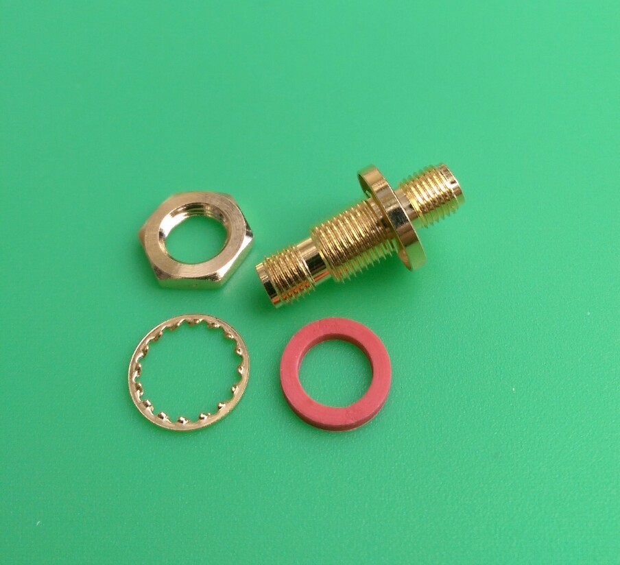 (2 SETS) SMA Female to SMA Female Bulkhead Connector – USA Seller