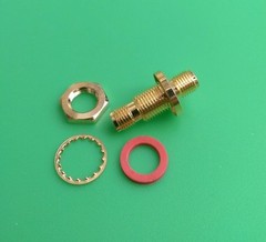 (2 SETS) SMA Female to SMA Female Bulkhead Connector – USA Seller