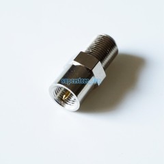 1Pcs FME Plug Male To F Female Jack RF Coax Connector Straight M/F Adapter