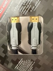 Radio Shack 3-Ft. High-Speed HDMI Cable Audio Video 24K Gold Plated (1500062)