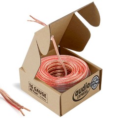 Audio Express 40ft 16Gauge Stereo Speaker Wire, 12.19m, 2 Conductor, Polarity…