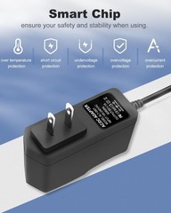 9V DC 1A Power Adapter Supply, AC/DC Adapter 100-240V 50-60Hz to 9 Volt 1000m…