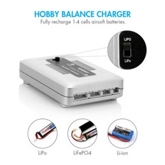 Tenergy TN267 1S-4S LiPO/LiFe Balance Charger for Airsoft & RC Car Battery Packs