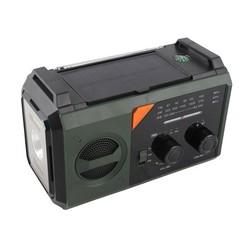 Emergency Radio AM FM WB 30000mAh Battery Solar Panel Radio For Household Use