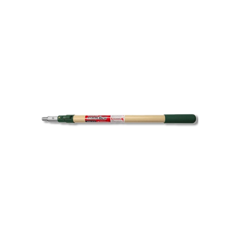 Wooster Sherlock 1.5 in Aluminum/Fiberglass Extension Pole Beige/Green R054