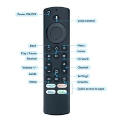 NS-RCFNA-21 Voice Remote Control For Insignia Toshiba Fire TV NS-50F301NA22