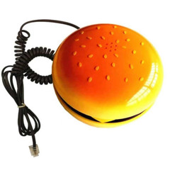Cute Hamburger Shape Cheeseburger Burger Phone Telephone Desktop Home Decor Gift